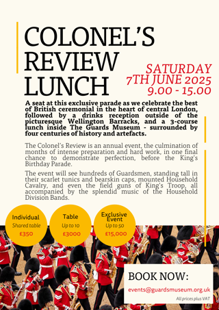 Colonels Review Lunch