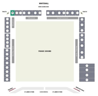 Colonel's Review Seating Plan