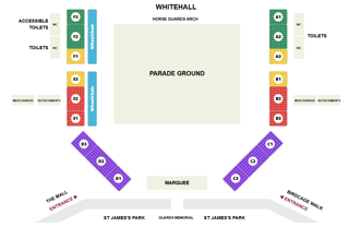 Military Music Spectacular Seating Plan
